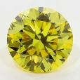 0.50 Carat Fancy Deep   Yellow  BR VS1 GIA