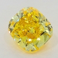 0.32 Carat Fancy Intense Orangy  Yellow  CU SI1 GIA