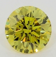 0.5 carat Round Brilliant VS2 Fancy Deep Yellow
